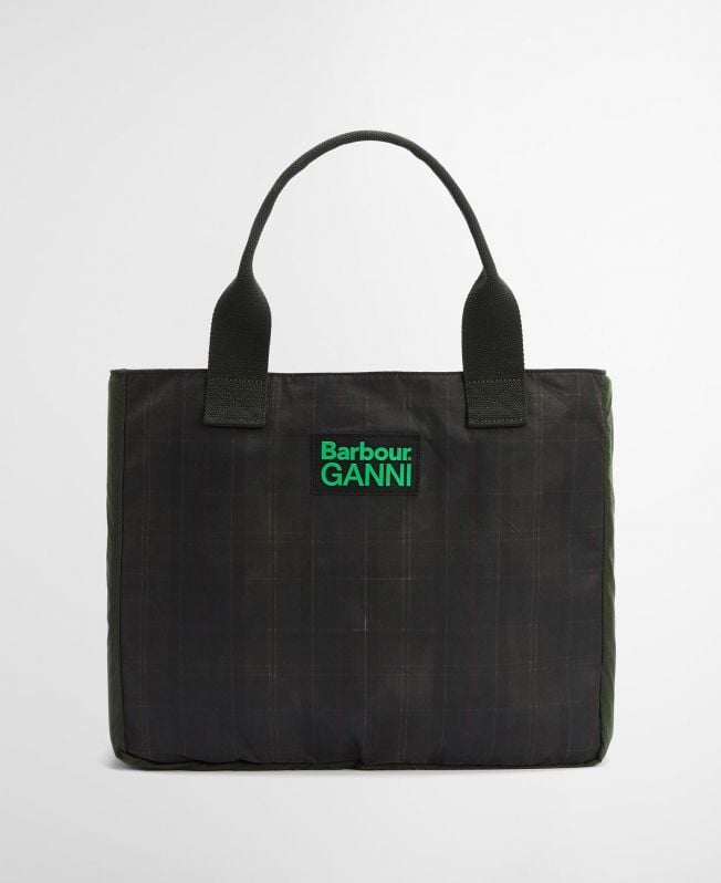 torba woskowa barbour x ganni