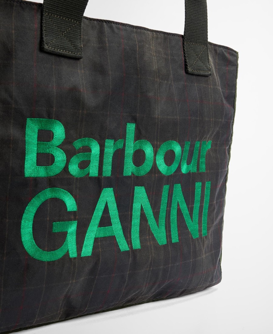 torba woskowa barbour x ganni