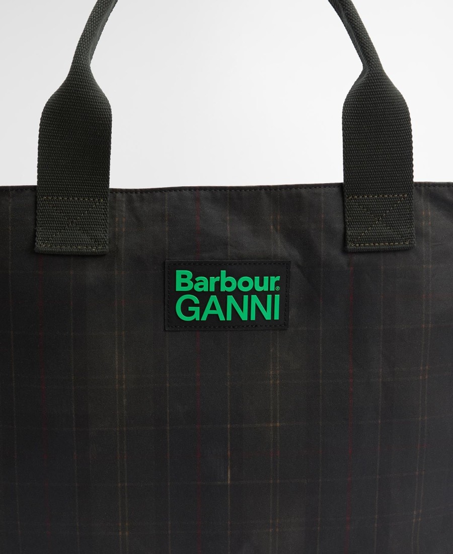 torba woskowa barbour x ganni