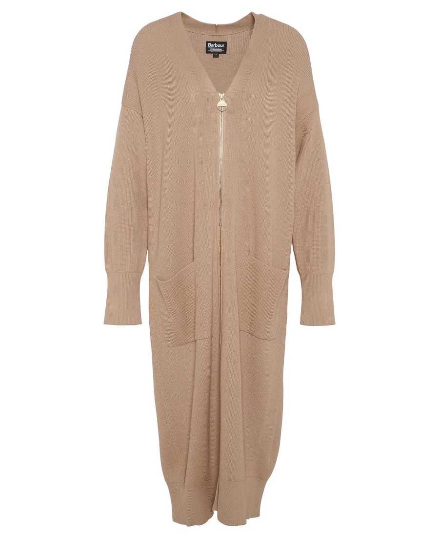 sukienka midi mondale z dzianiny