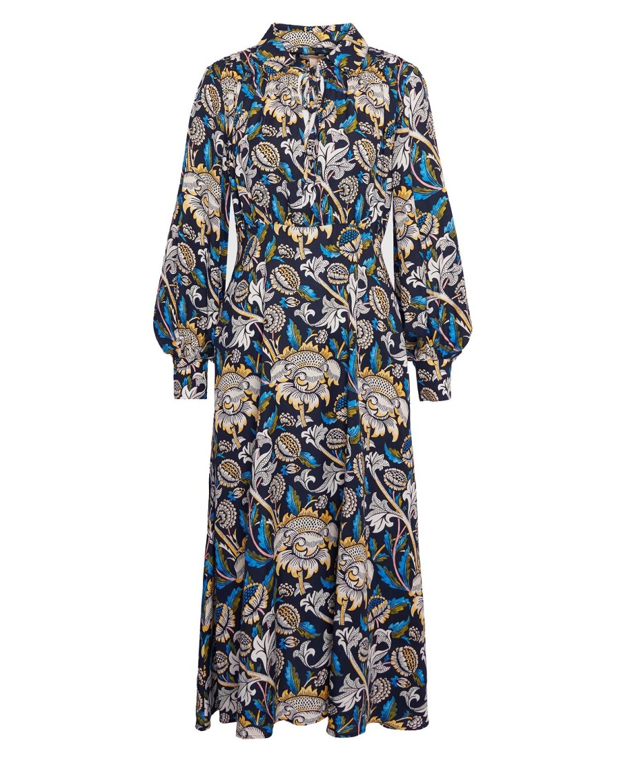 sukienka midi barbour x william morris gallery rendall