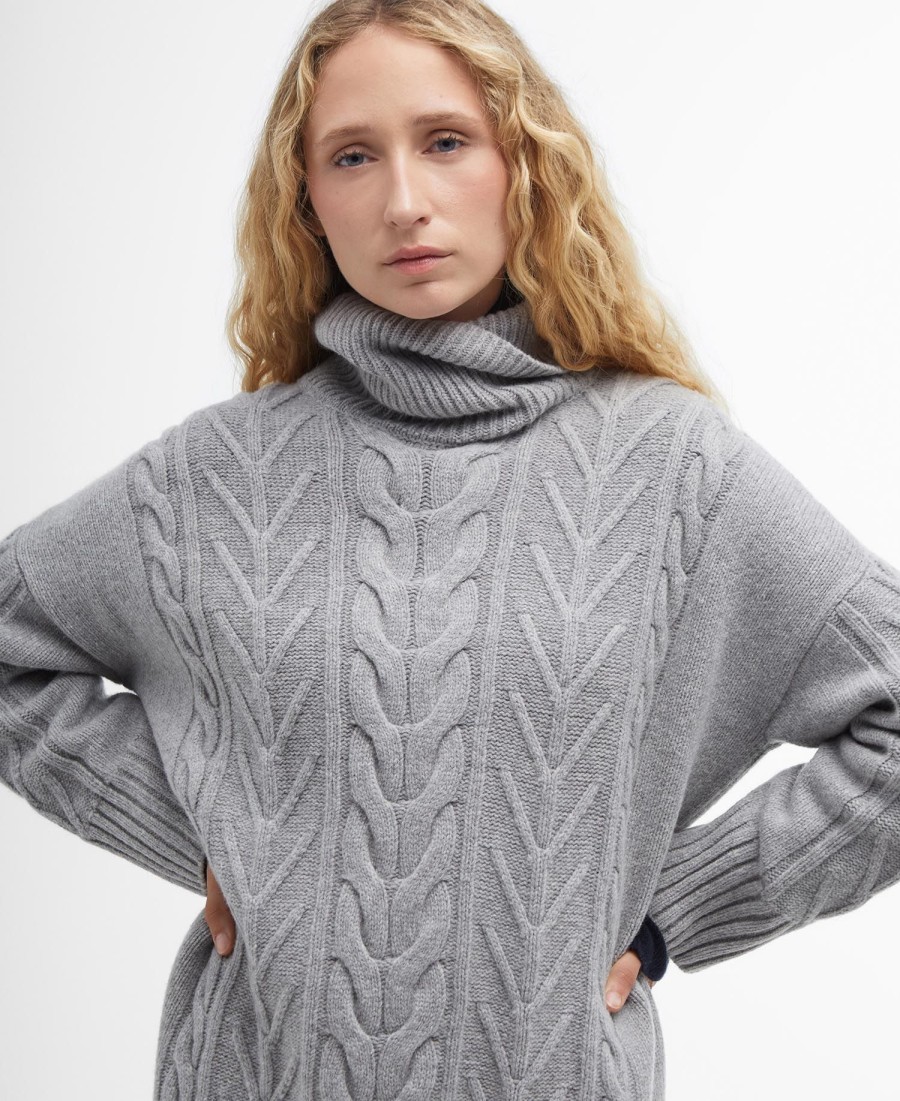 sukienka mini beatrix cable knit