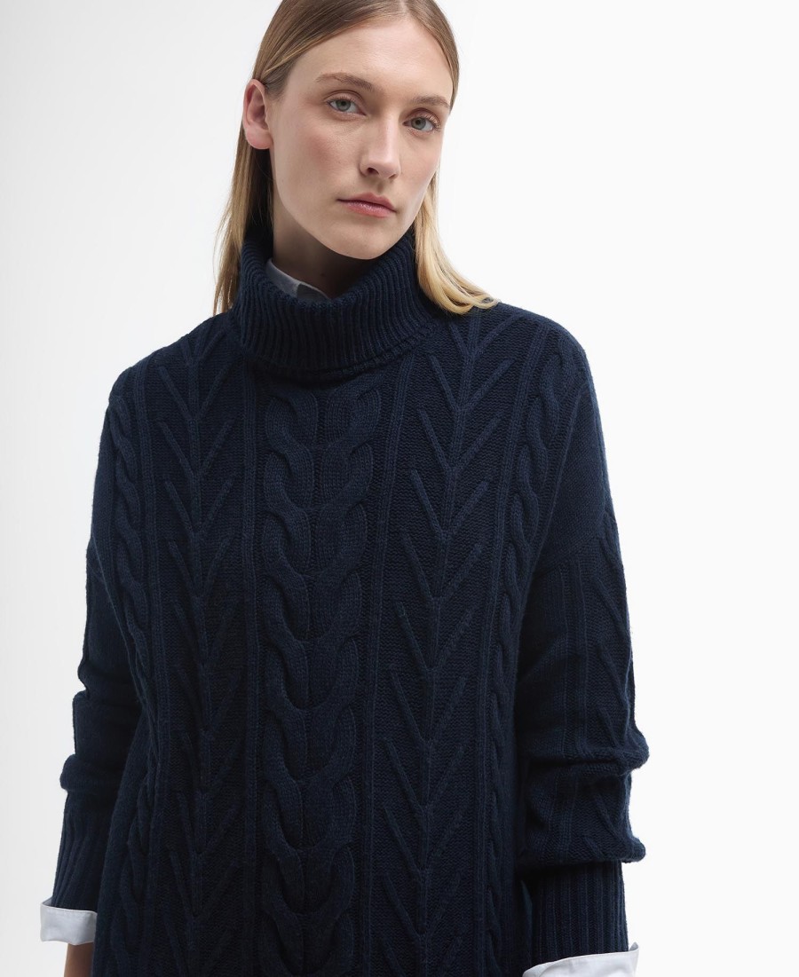 sukienka mini beatrix cable knit