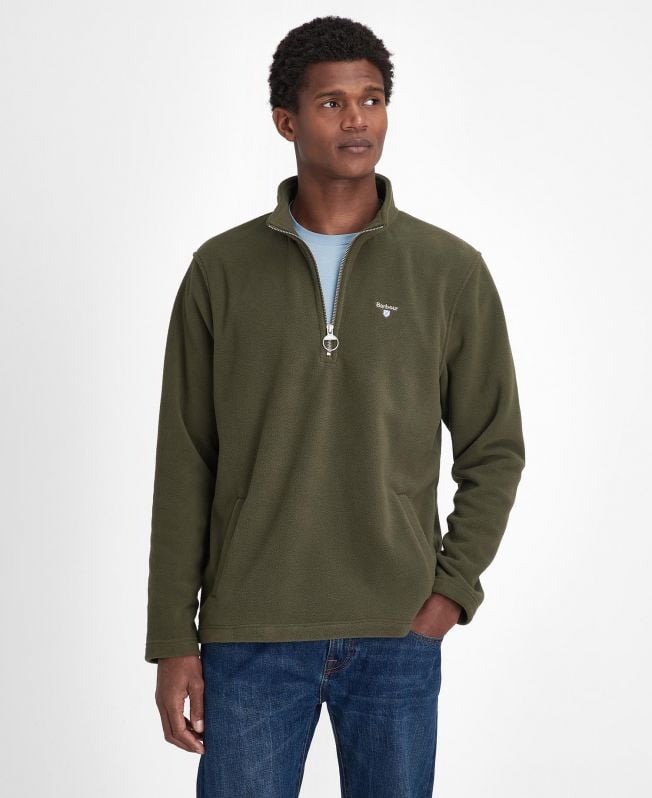 bluza polarowa essentials z zamkiem błyskawicznym do połowy