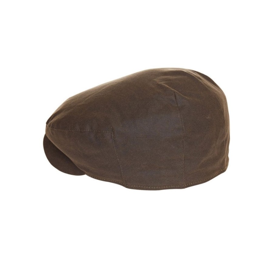 czapka płaska cheviot wax