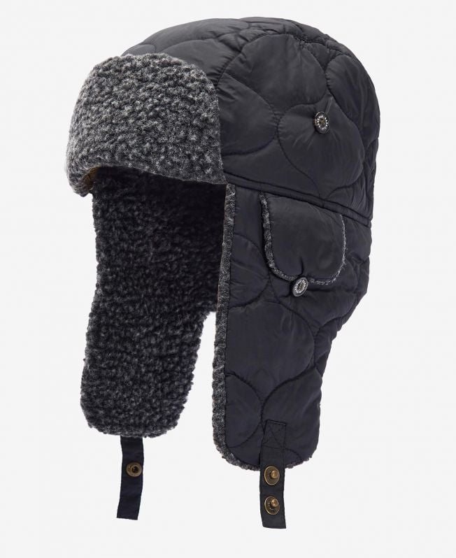 sandbay quilted trapper
