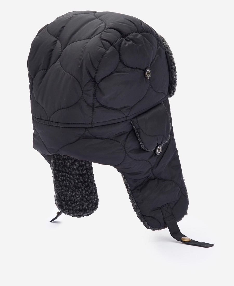 sandbay quilted trapper