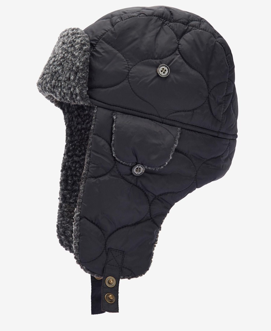 sandbay quilted trapper