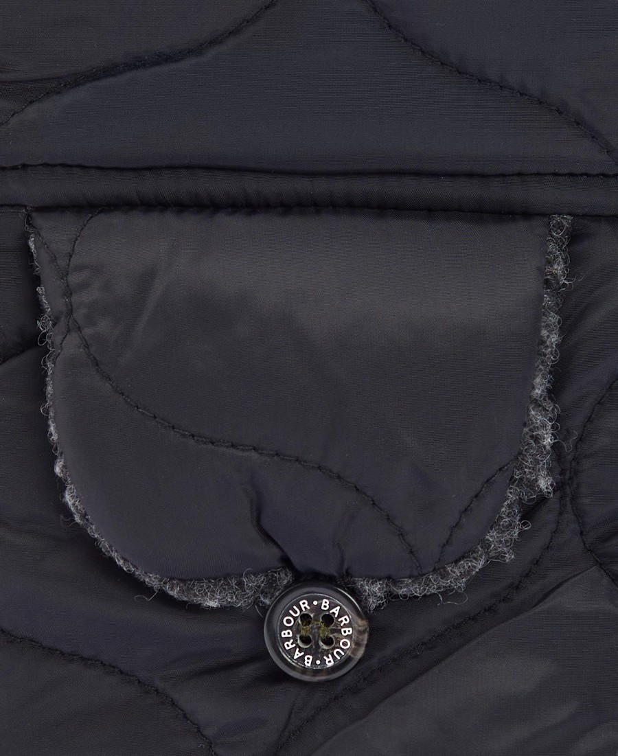 sandbay quilted trapper