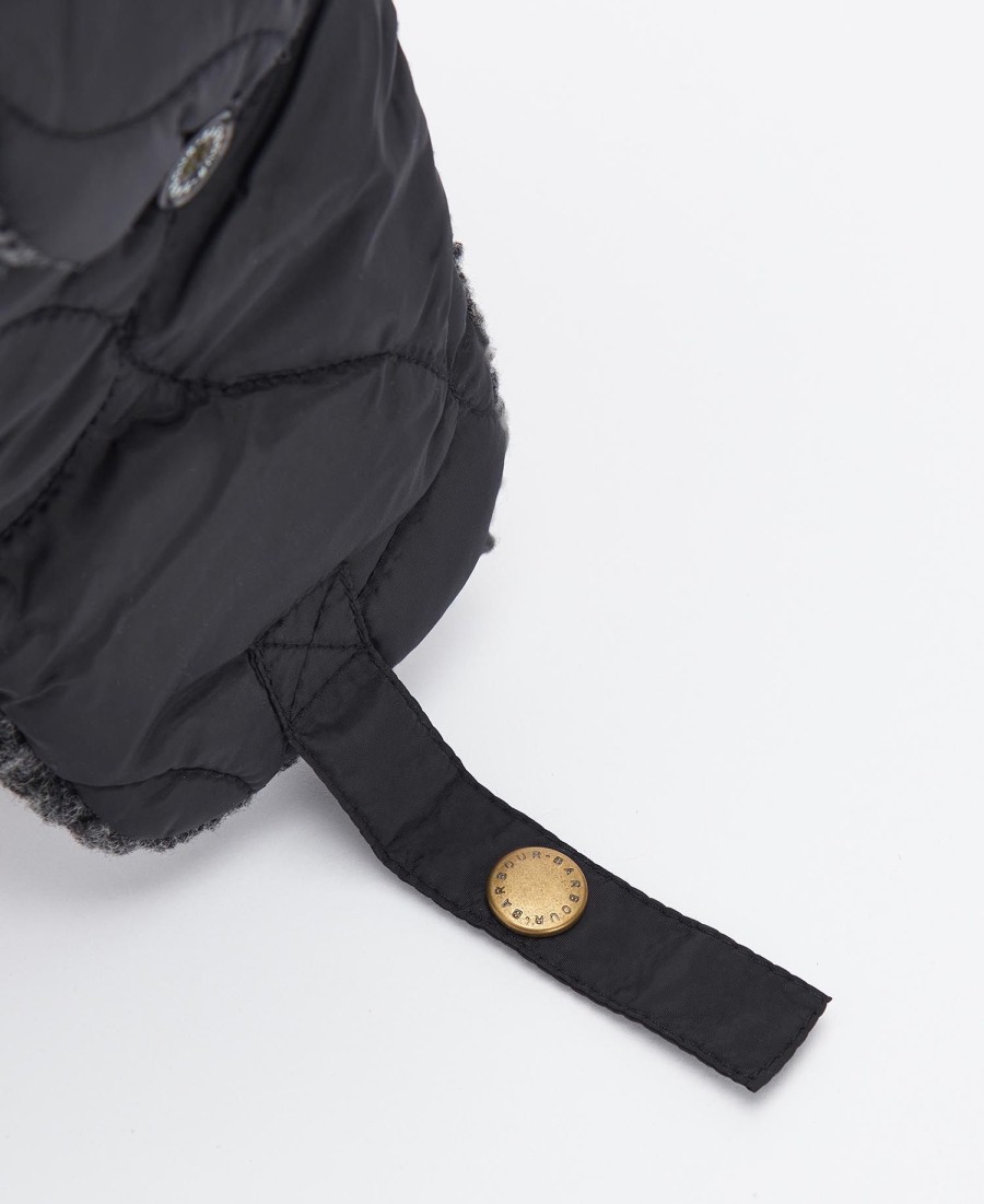 sandbay quilted trapper