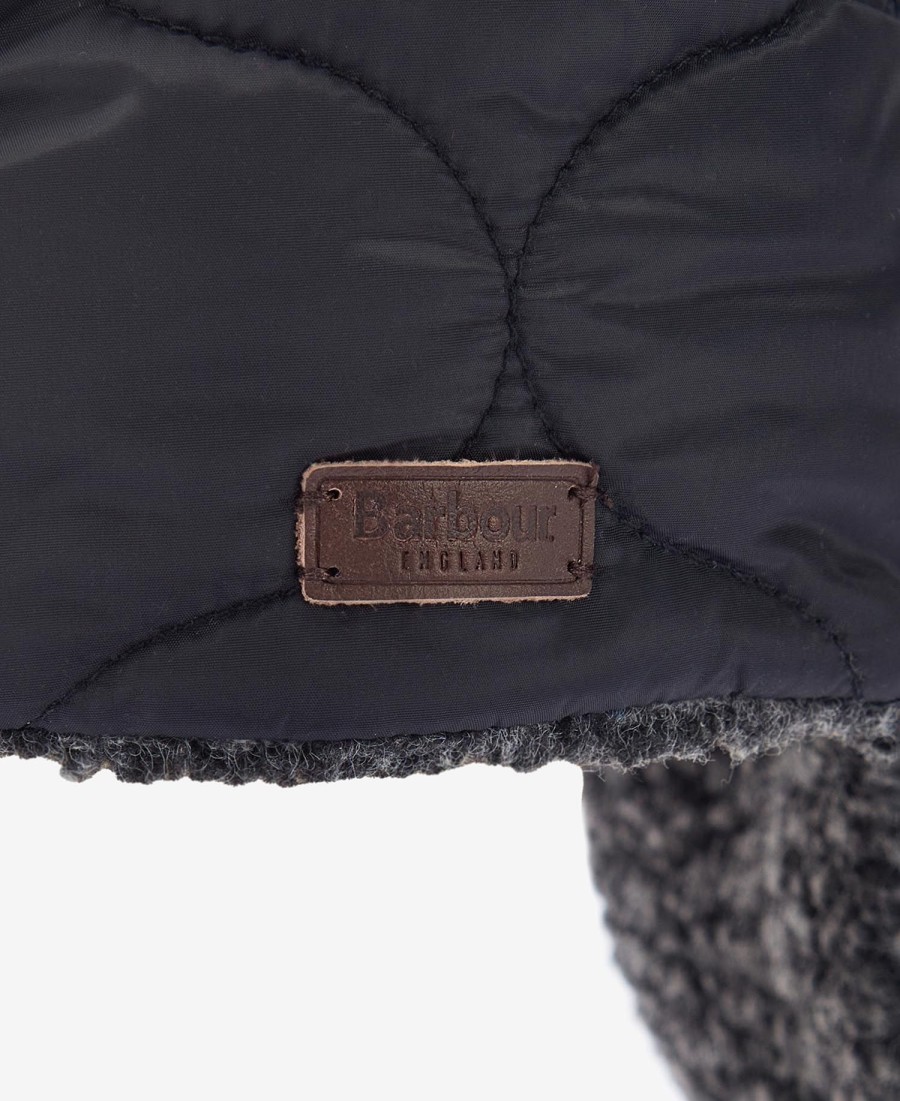 sandbay quilted trapper