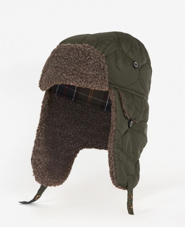 sandbay quilted trapper