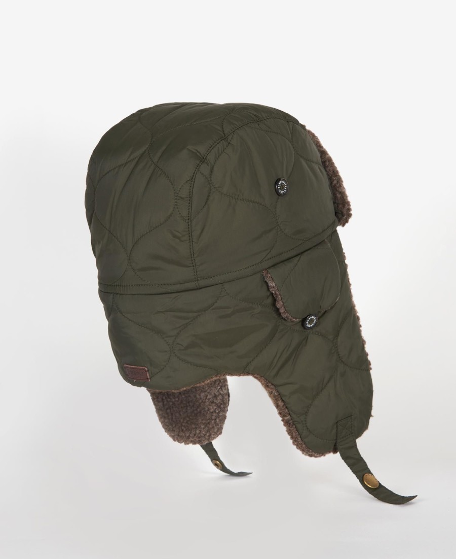sandbay quilted trapper