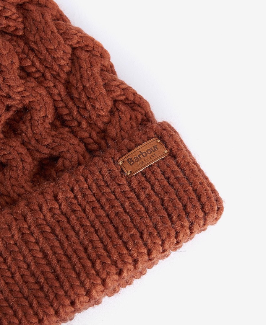 czapka penshaw cable-knit