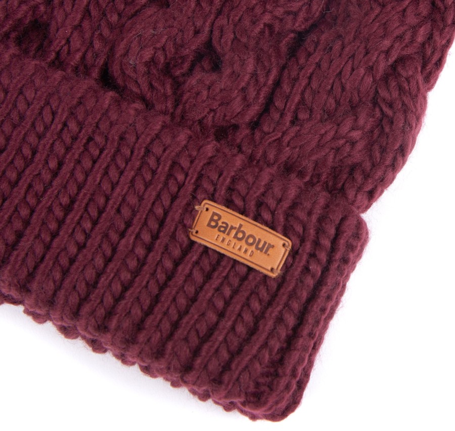 czapka penshaw cable-knit