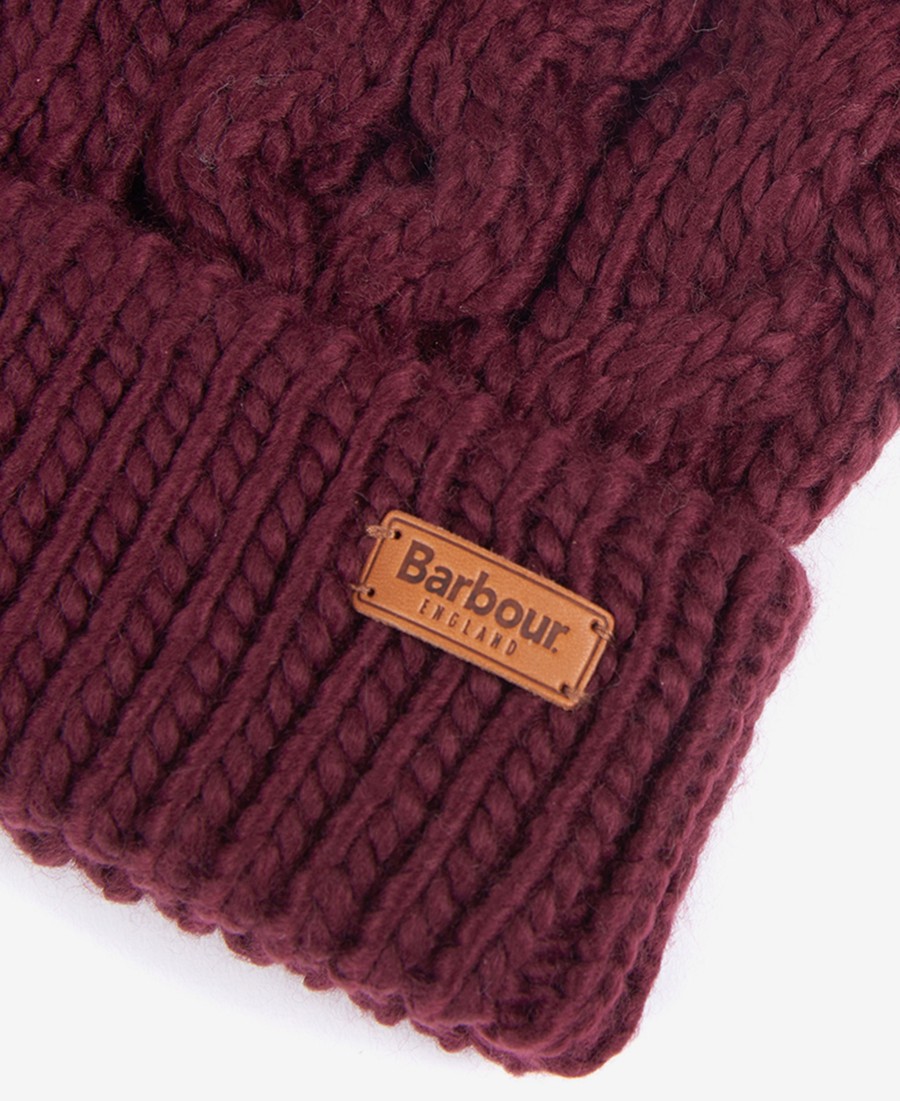 czapka penshaw cable-knit