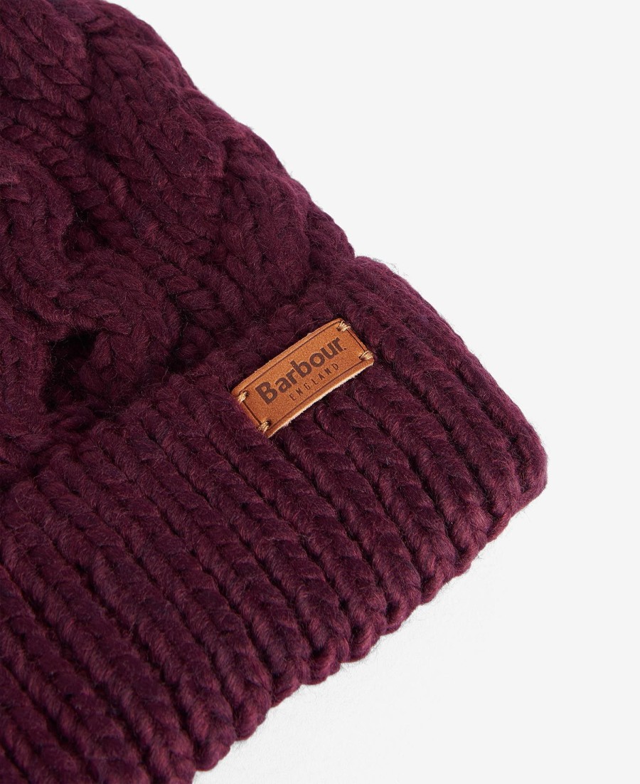 czapka penshaw cable-knit