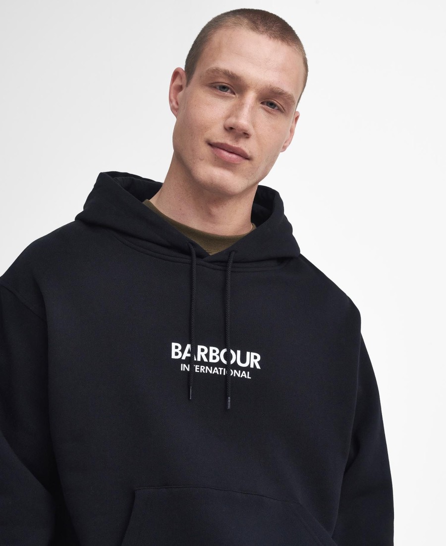 bluza z kapturem o dużej pojemności z grafiką mapowaną