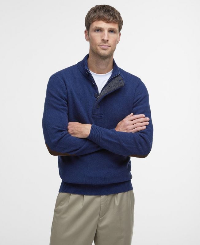 sweter essential elbow patch