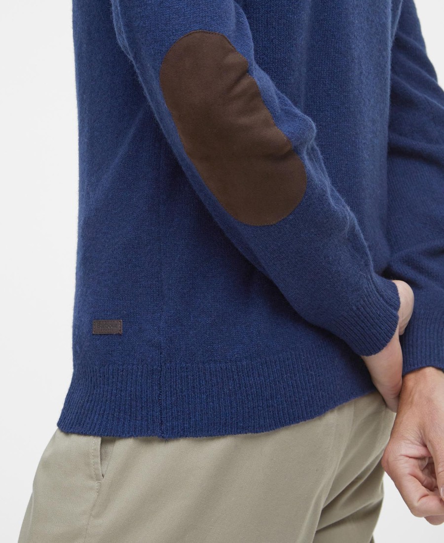 sweter essential elbow patch
