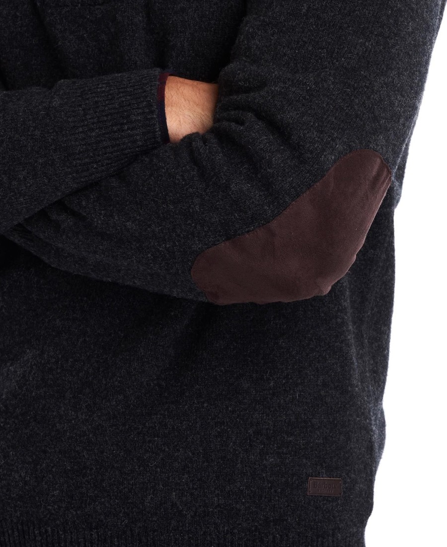 sweter essential elbow patch