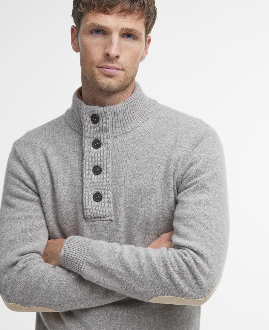 sweter essential elbow patch