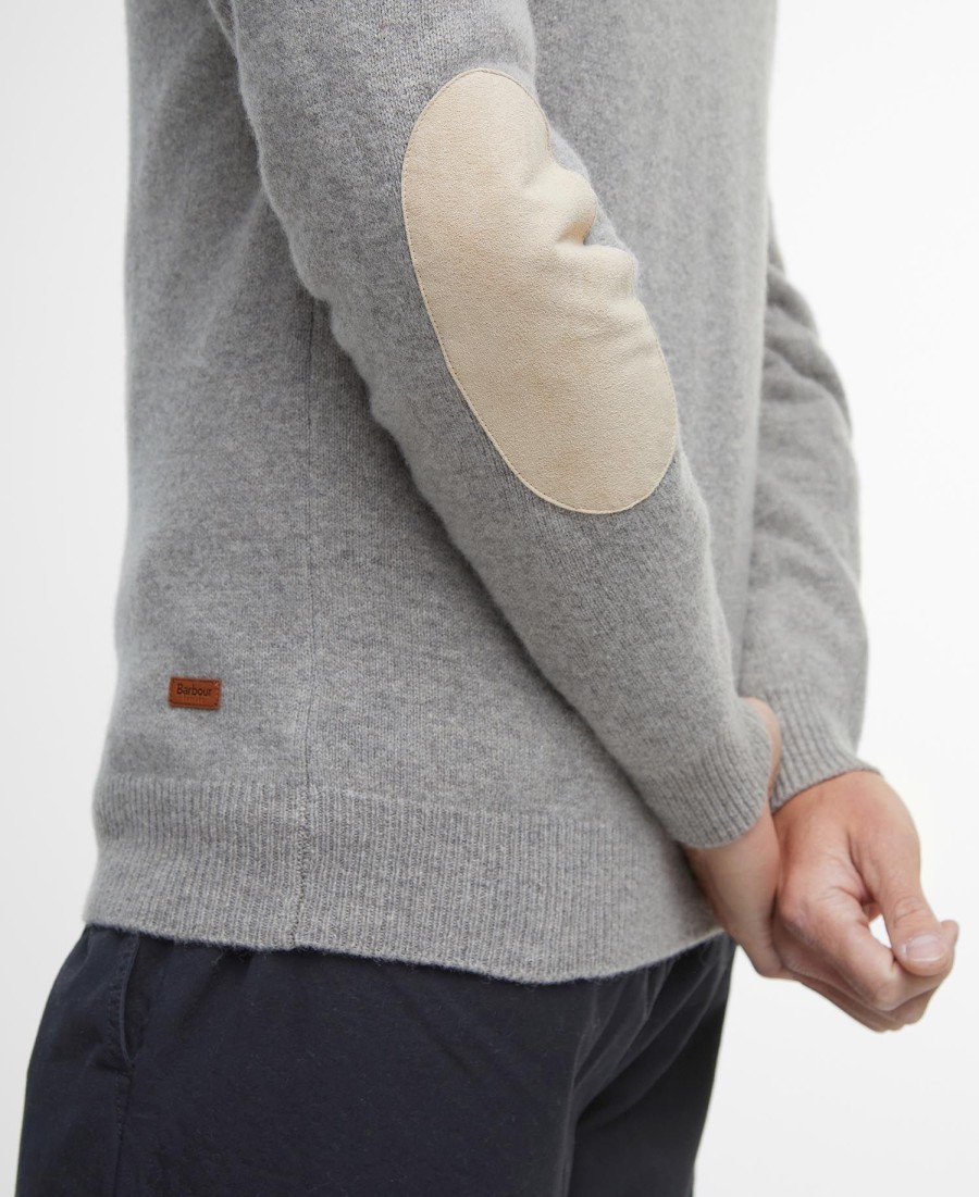 sweter essential elbow patch