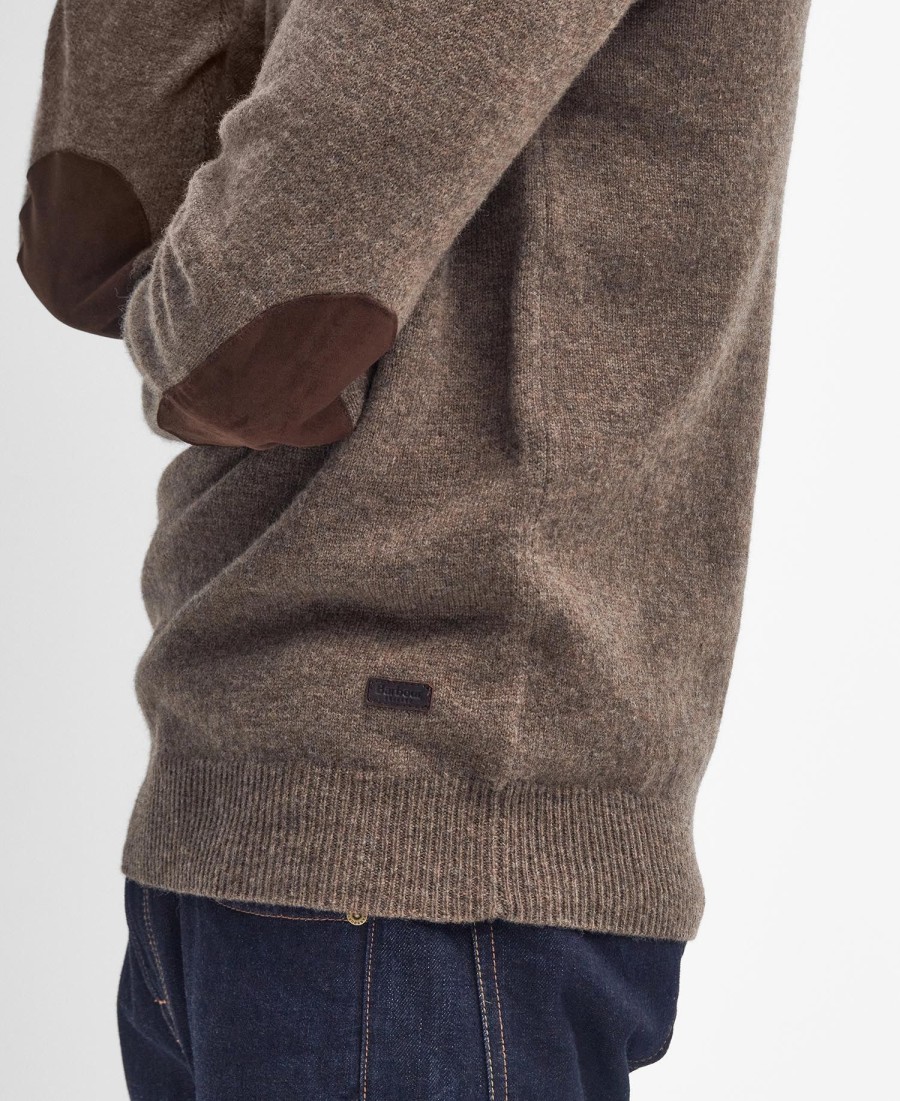 sweter essential elbow patch