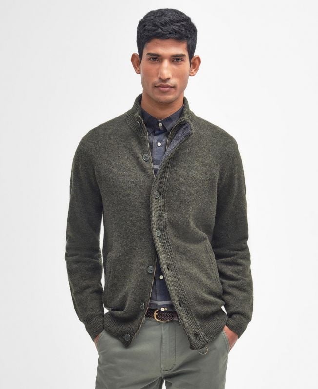 essential patch sweter rozpinany