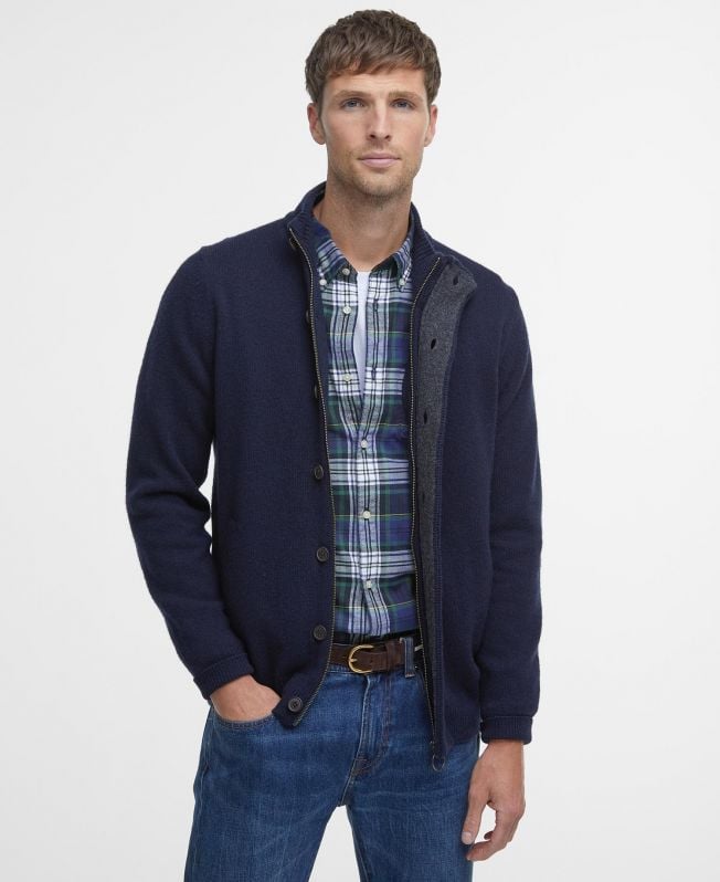 essential patch sweter rozpinany