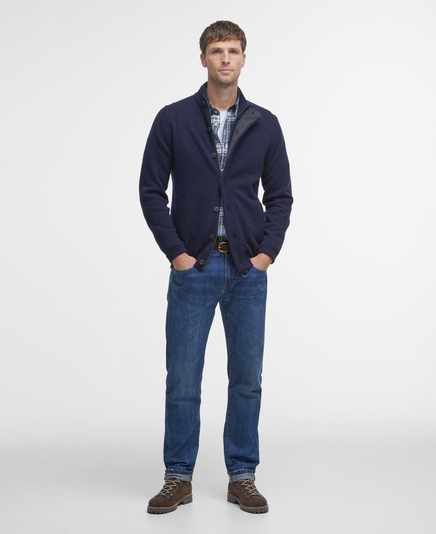 essential patch sweter rozpinany