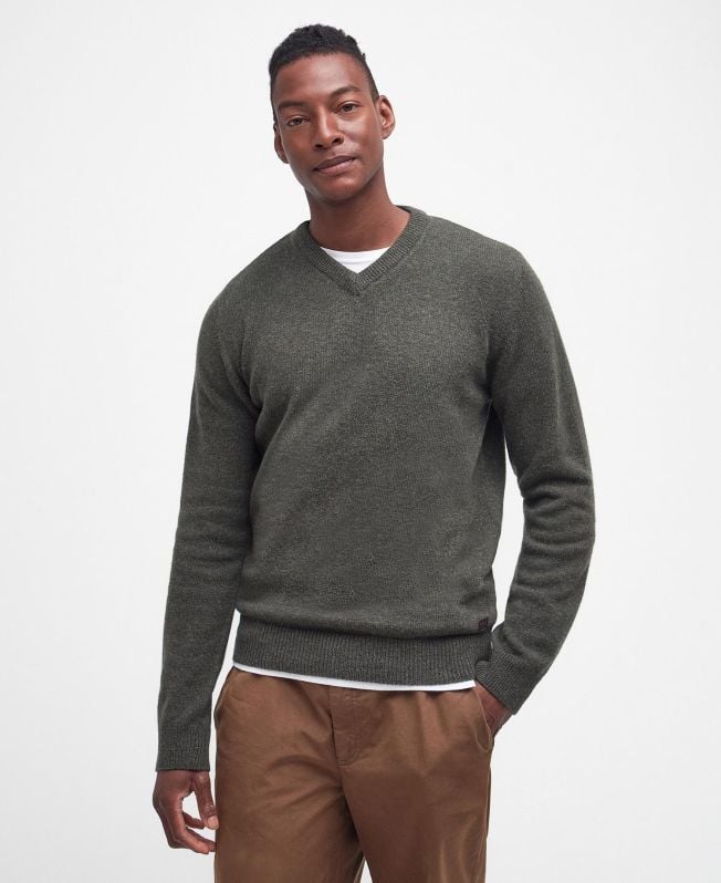 sweter nelson essential z dekoltem w serek