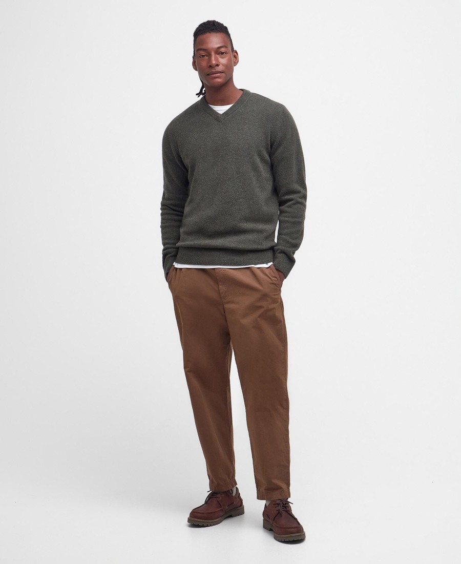 sweter nelson essential z dekoltem w serek