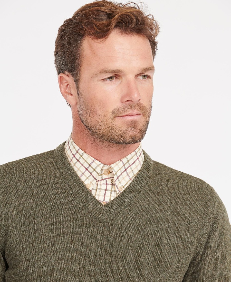 sweter nelson essential z dekoltem w serek