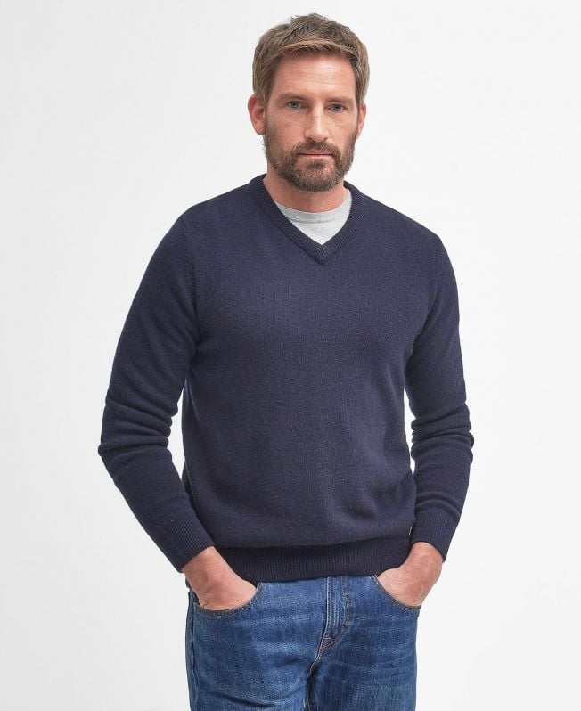 sweter nelson essential z dekoltem w serek