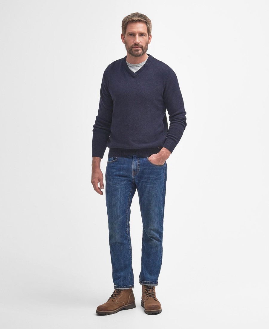 sweter nelson essential z dekoltem w serek