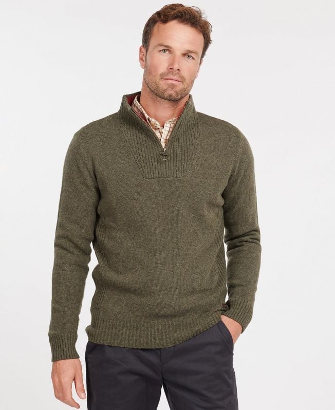 nelson essential sweter z zamkiem błyskawicznym do połowy