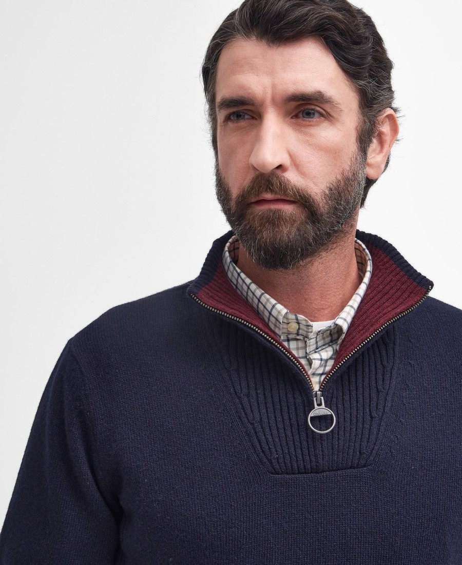 nelson essential sweter z zamkiem błyskawicznym do połowy