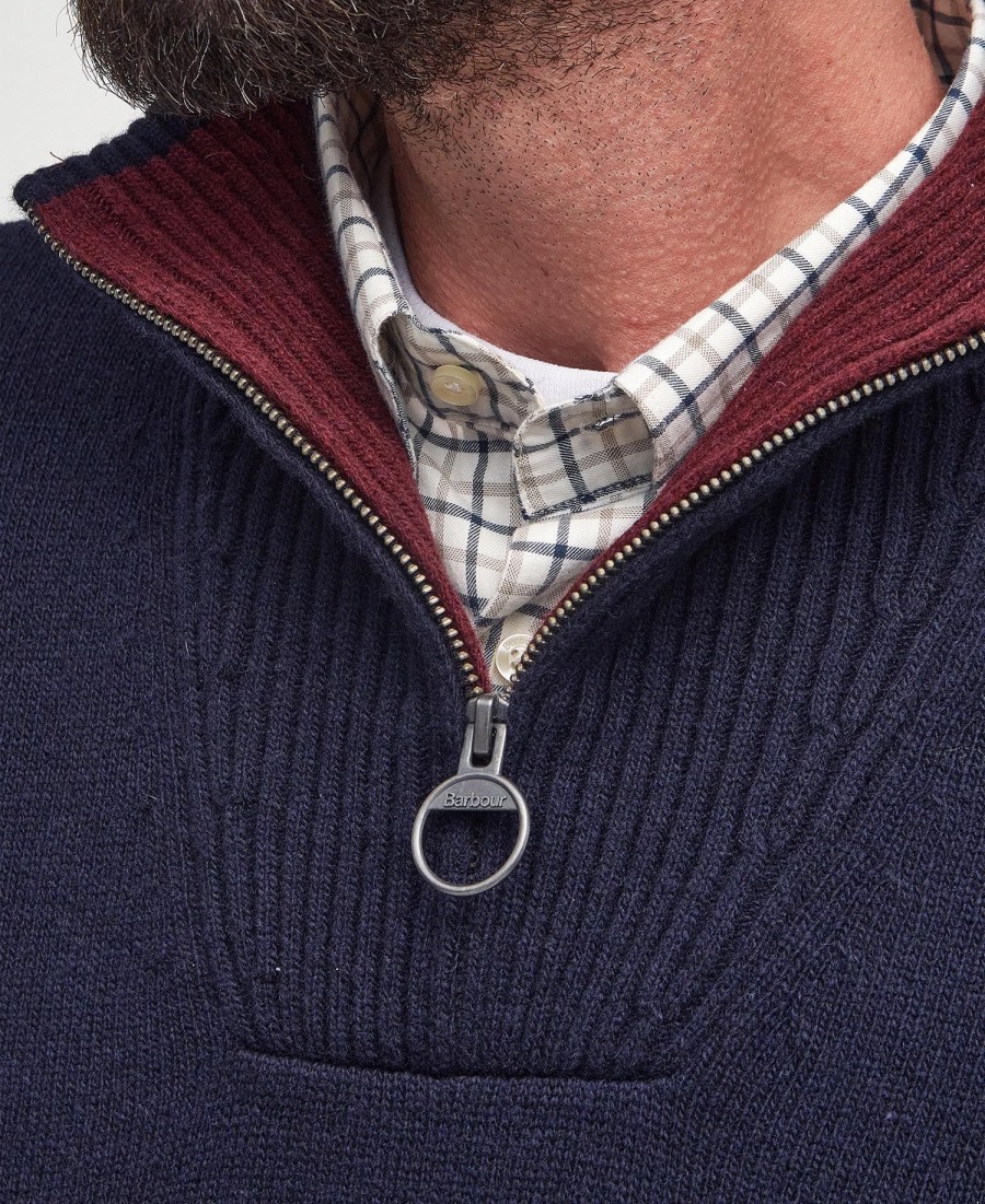 nelson essential sweter z zamkiem błyskawicznym do połowy