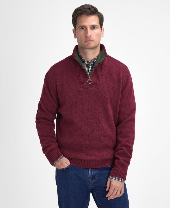 nelson essential sweter z zamkiem błyskawicznym do połowy