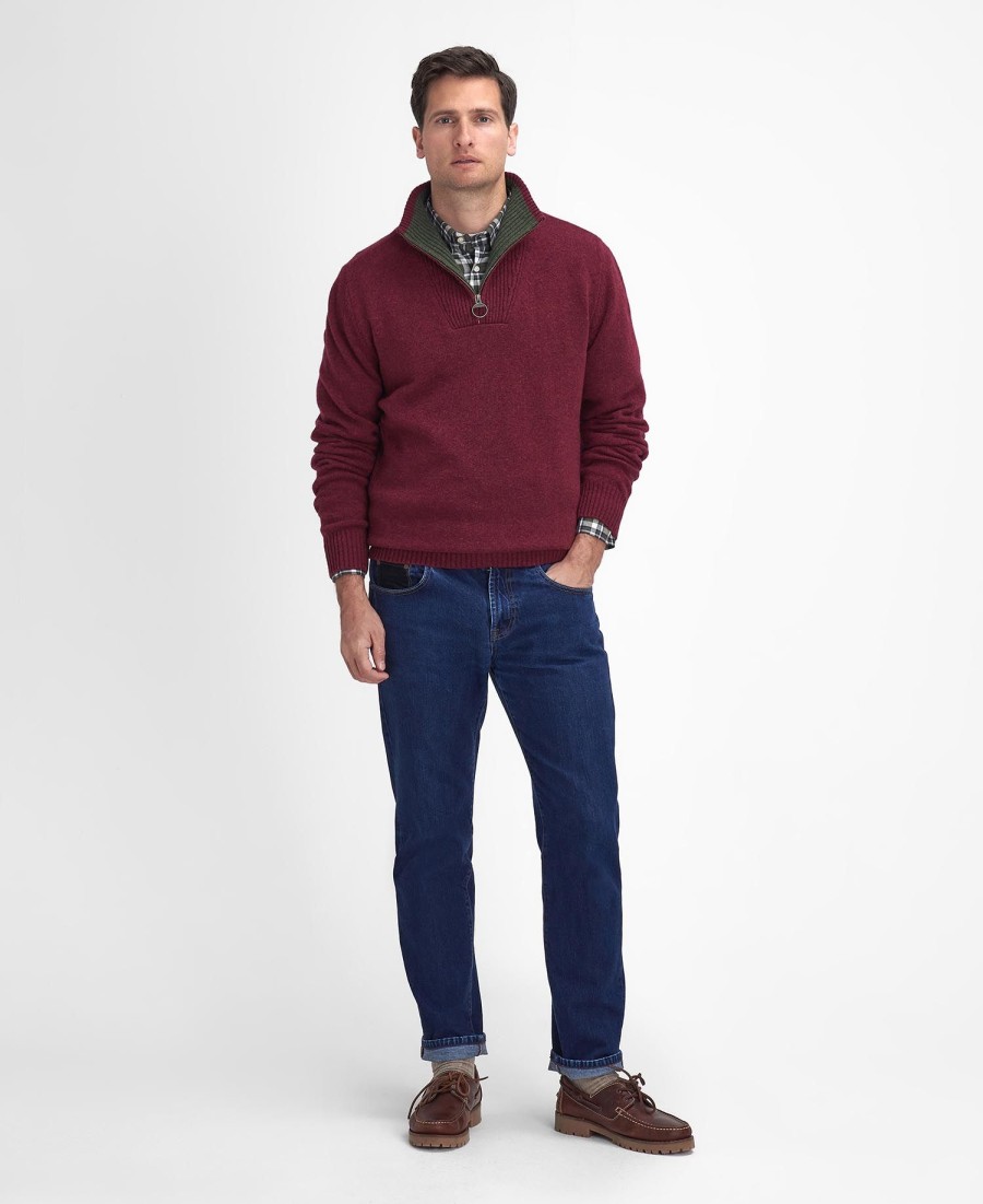 nelson essential sweter z zamkiem błyskawicznym do połowy