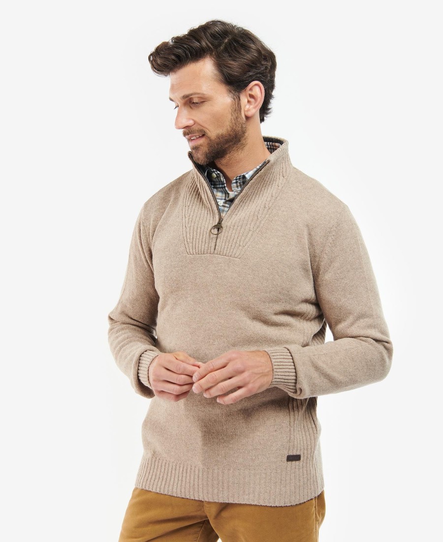nelson essential sweter z zamkiem błyskawicznym do połowy