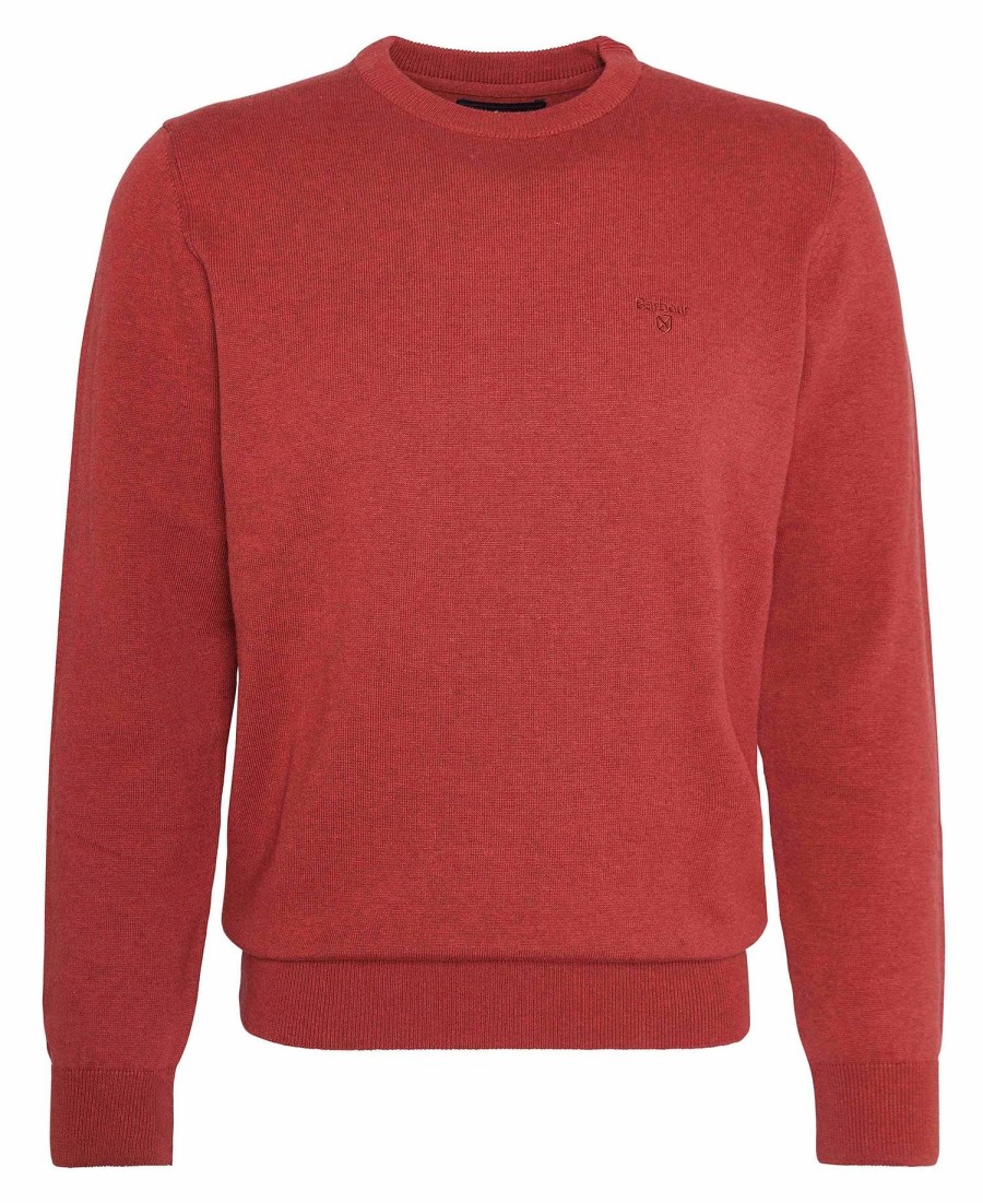 sweter z okrągłym dekoltem z bawełny pima