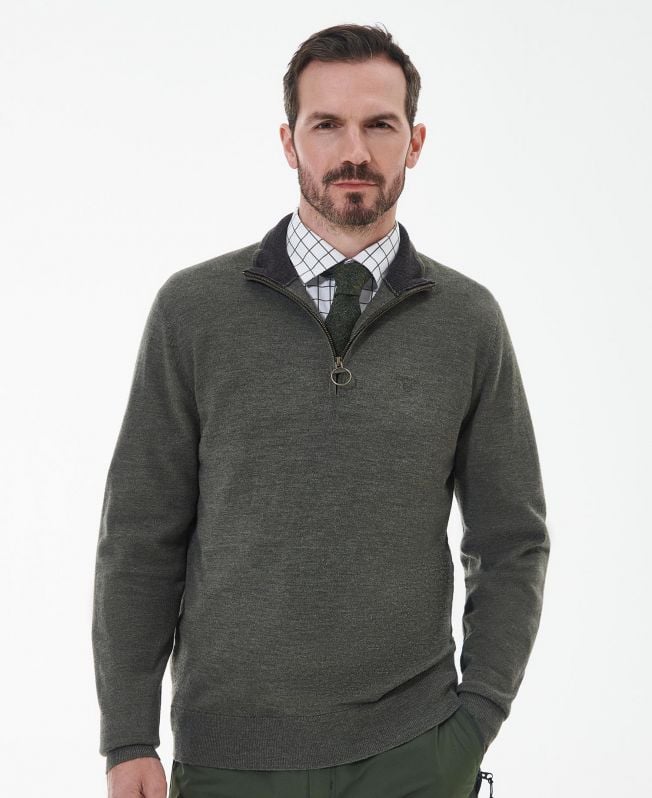 bluza z kapturem loyton merino half zip