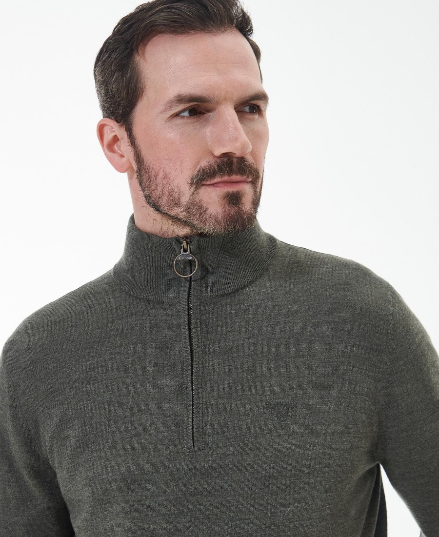 bluza z kapturem loyton merino half zip