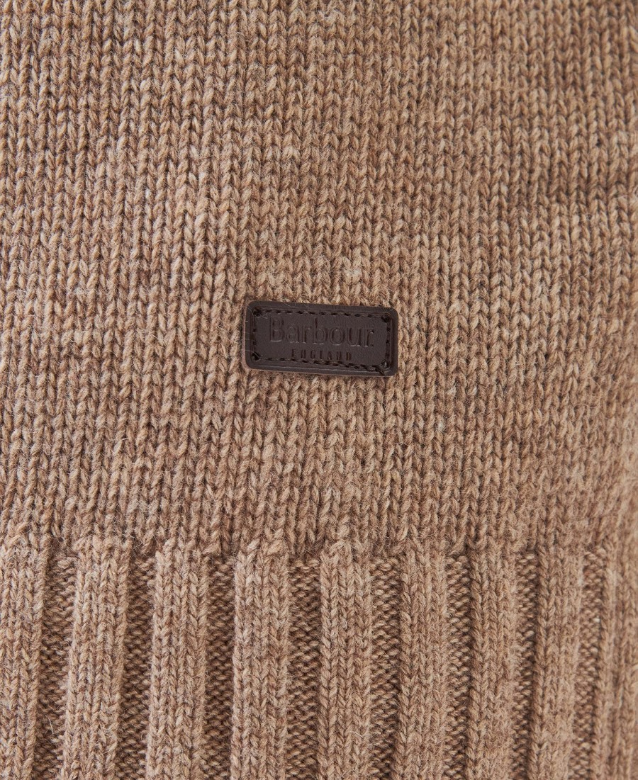 sweter typu duffle z dzianiny kablowej