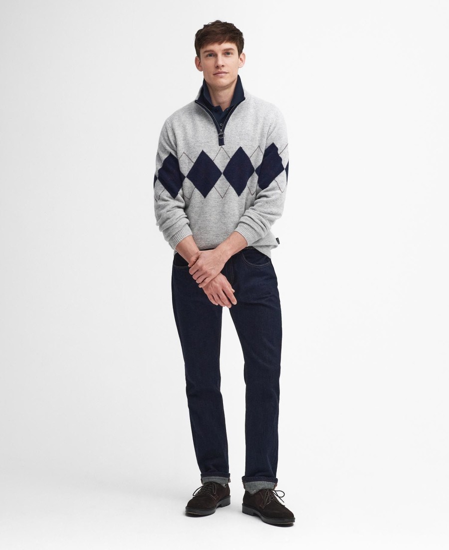 sweter hartfield argyll half zip
