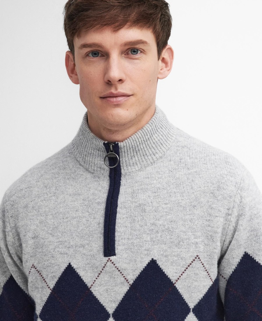 sweter hartfield argyll half zip