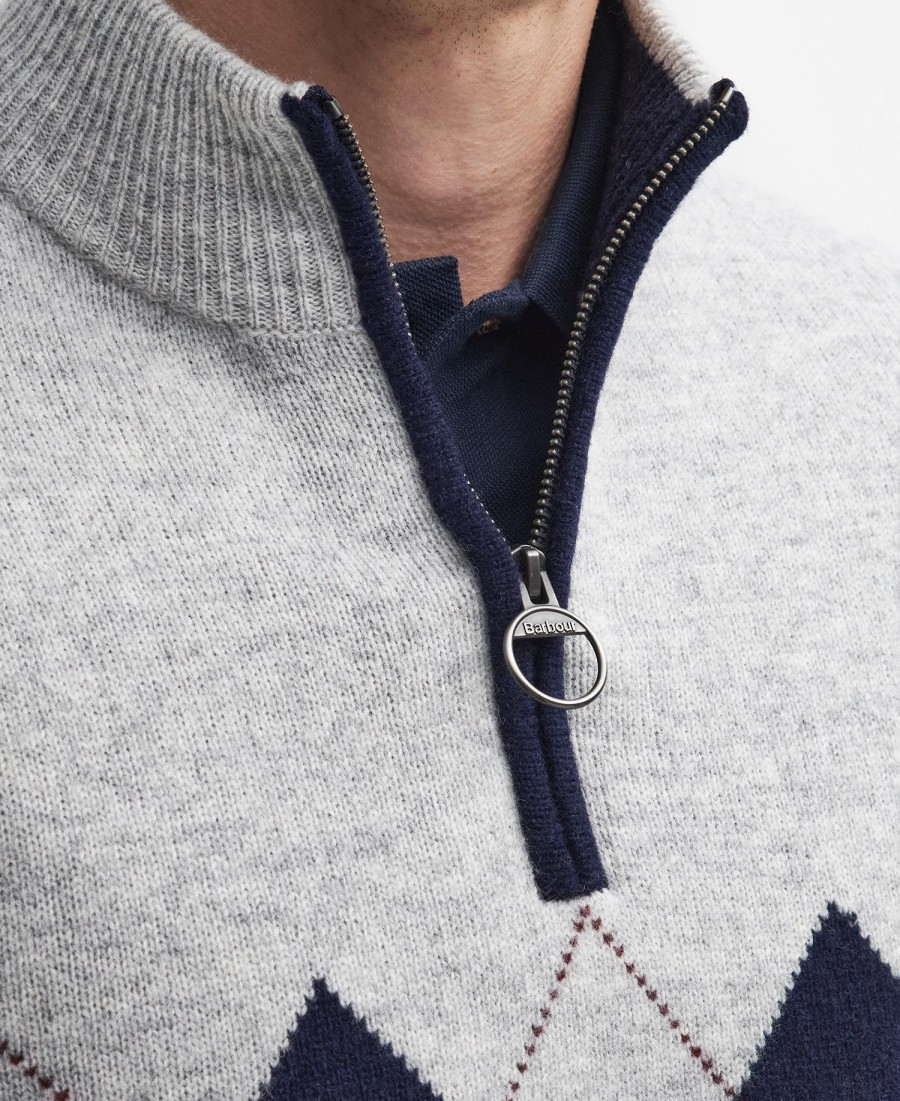 sweter hartfield argyll half zip