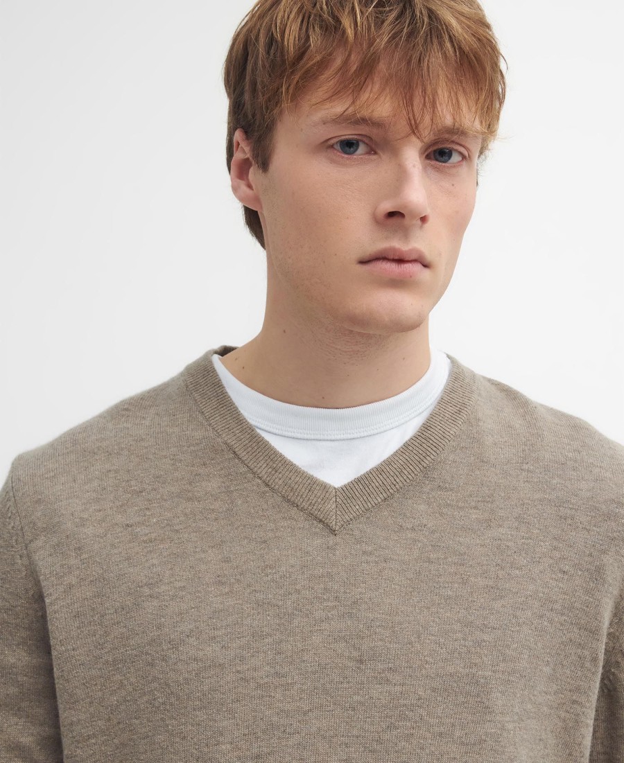 sweter marlow z dekoltem w serek